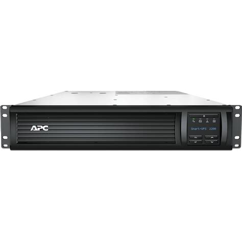 apc smart-ups 2200va lcd rm 2u 120v with network card|apc 1500va ups rackmount.